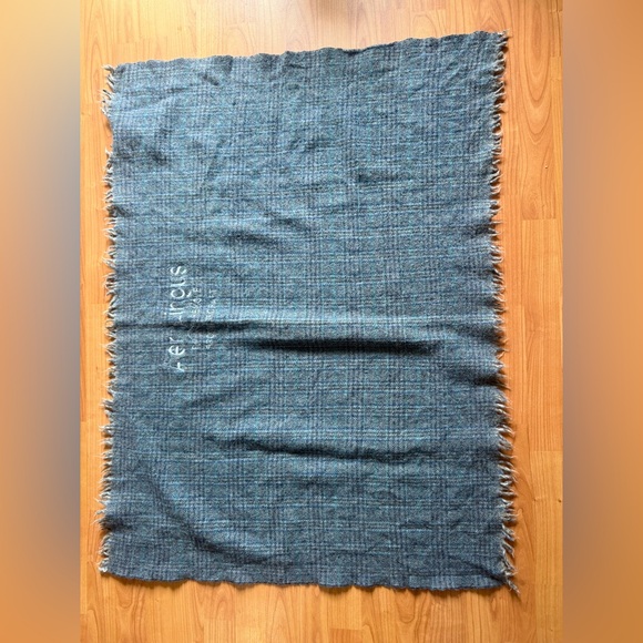 AER LINGUS Airline Ireland Blanket Wool Plaid - Picture 1 of 4